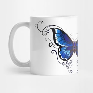 Tattoo Blue Butterfly ( Butterflies ) Mug